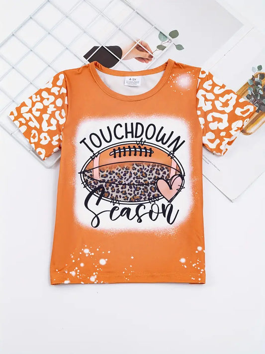 Short Sleeve Autumn T-Shirt - Touchdown Season