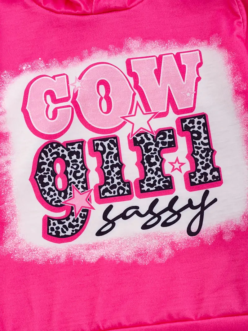 Long Sleeve Sweatshirt Outfit - Cowgirl Sassy