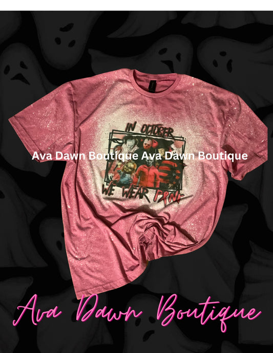 Bleached Pink Tee of Hallow's Fear
