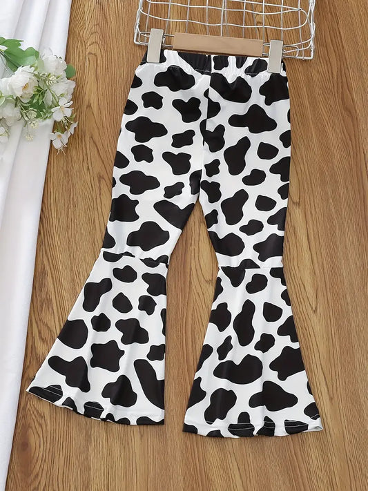 Stockyard Staples:  Black/White Cow Bell Bottoms