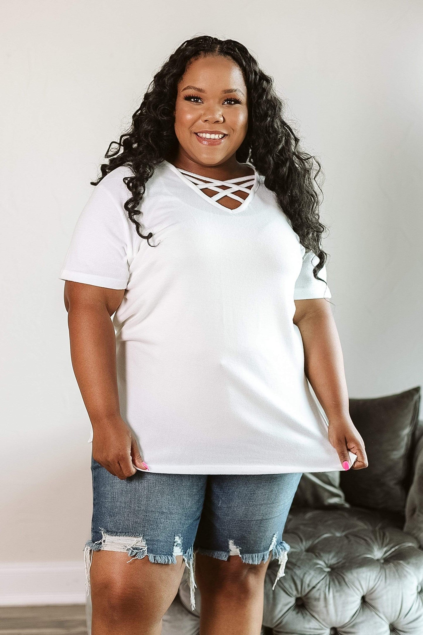 You Never Knew Top | Cute Plus Size Top