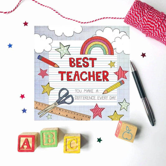 Best Teacher Greeting Card