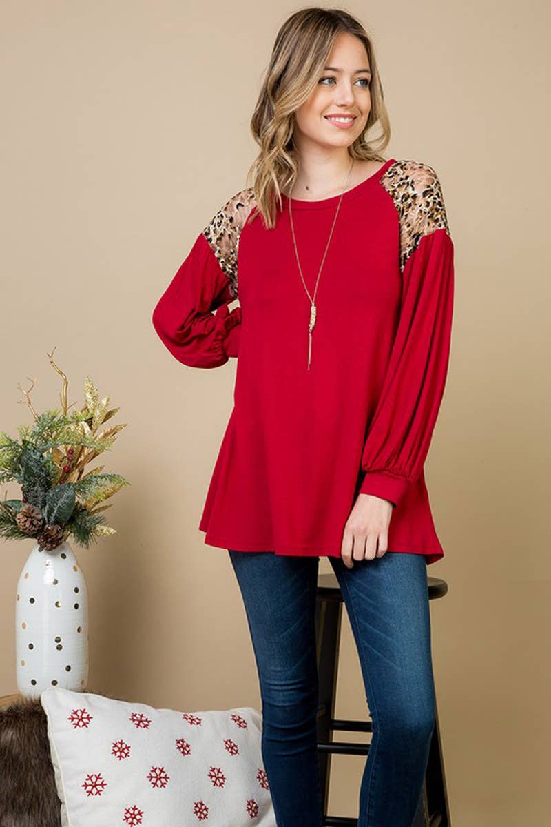 Plus Size Jersey Tunic top
